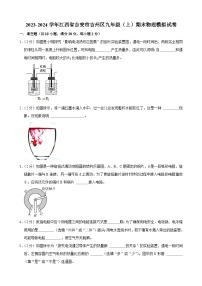 江西省吉安市吉州区2023-2024学年九年级上学期期末物理模拟试卷