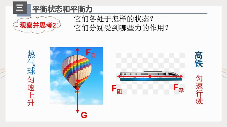 人教版八年级物理下册同步精品备课 8.2二力平衡（课件）+练习05