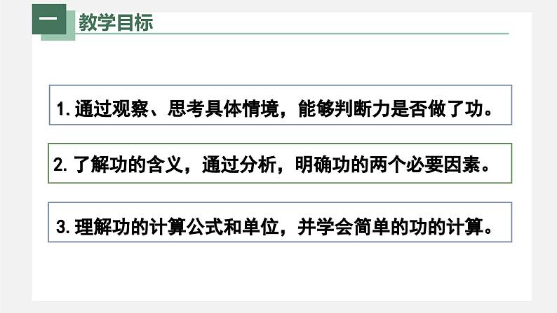 人教版八年级物理下册同步精品备课 11.1功（课件）第2页