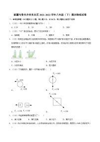 新疆乌鲁木齐市米东区2021-2022学年八年级下学期期末物理试卷