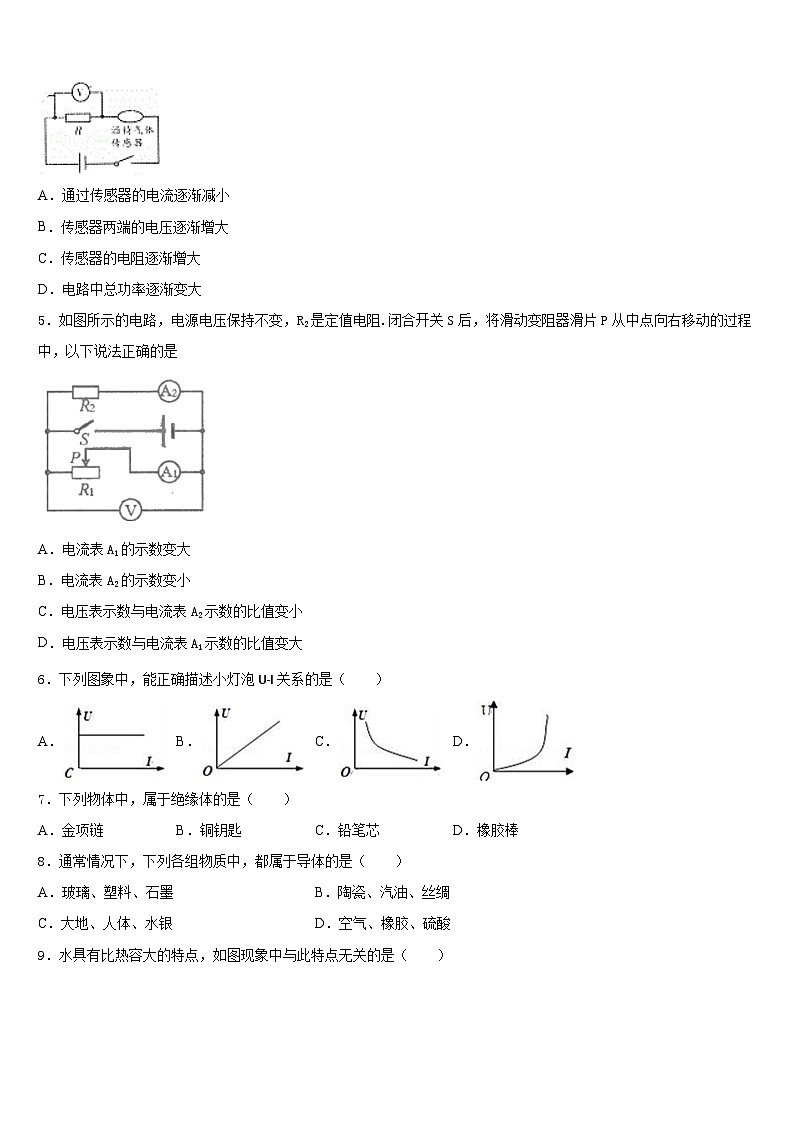 2023-2024学年七台河市重点中学九上物理期末联考试题含答案02