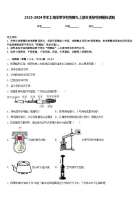 2023-2024学年上海华亭学校物理九上期末质量检测模拟试题含答案