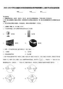 2023-2024学年云南省红河哈尼族彝族自治州泸西县物理九上期末学业质量监测试题含答案