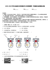 2023-2024学年云南省红河州弥勒市九年级物理第一学期期末监测模拟试题含答案