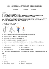 2023-2024学年北京大附中九年级物理第一学期期末统考模拟试题含答案