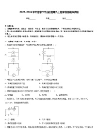 2023-2024学年北京市丰台区物理九上期末检测模拟试题含答案