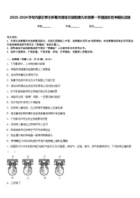 2023-2024学年内蒙古鄂尔多斯市准格尔旗物理九年级第一学期期末统考模拟试题含答案