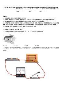 2023-2024学年北京海淀区一零一中学物理九年级第一学期期末质量跟踪监视试题含答案