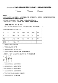 2023-2024学年北京市昌平临川育人学校物理九上期末教学质量检测试题含答案