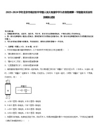 2023-2024学年北京市海淀区中学国人民大附属中学九年级物理第一学期期末质量检测模拟试题含答案