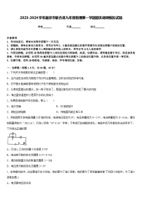 2023-2024学年南京市联合体九年级物理第一学期期末调研模拟试题含答案