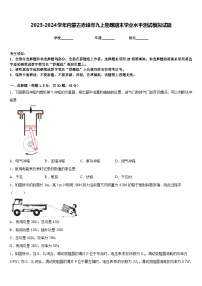 2023-2024学年内蒙古赤峰市九上物理期末学业水平测试模拟试题含答案