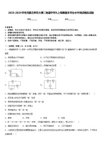 2023-2024学年内蒙古师范大第二附属中学九上物理期末学业水平测试模拟试题含答案