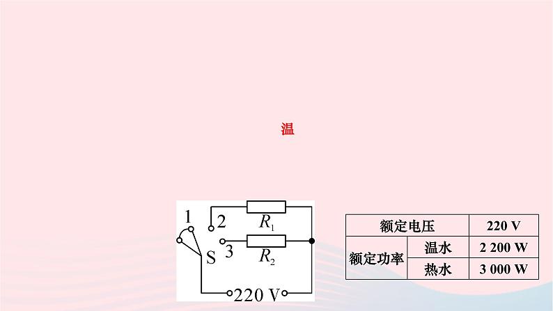 2024九年级物理全册第十八章电功率专题四电功率之铭牌挡位计算作业课件新版新人教版05