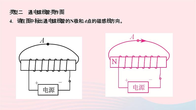 2024九年级物理全册第二十章电与磁专题九电磁作图作业课件新版新人教版06