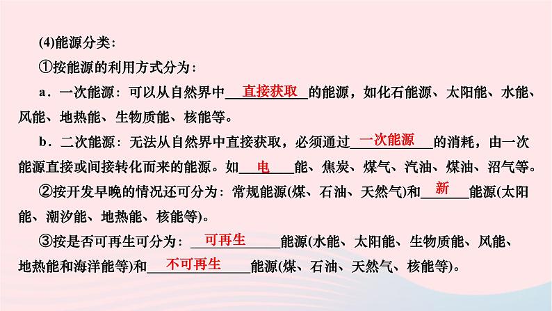 2024九年级物理全册第二十二章能源与可持续发展本章复习与训练作业课件新版新人教版03