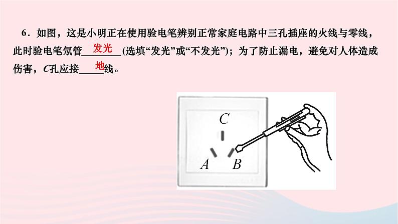 2024九年级物理下册第九章家庭用电9.1家用电器作业课件新版教科版08