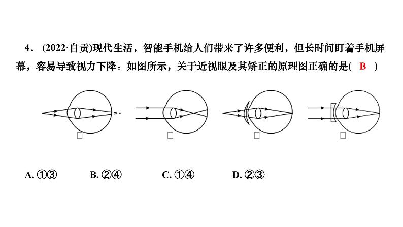 2024九年级物理全册复习题四光和透镜作业课件新版新人教版第6页