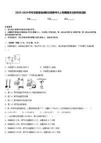 2023-2024学年安徽省亳州利辛县联考九上物理期末达标检测试题含答案