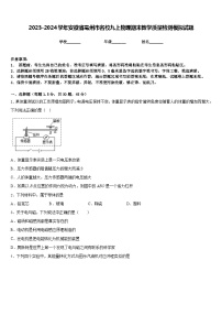 2023-2024学年安徽省亳州市名校九上物理期末教学质量检测模拟试题含答案