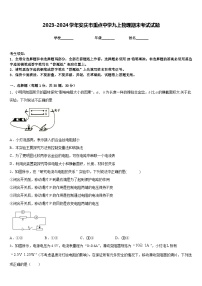 2023-2024学年安庆市重点中学九上物理期末考试试题含答案