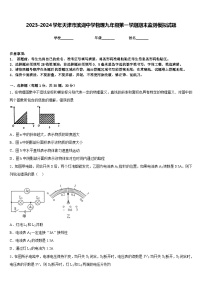 2023-2024学年天津市滨湖中学物理九年级第一学期期末监测模拟试题含答案