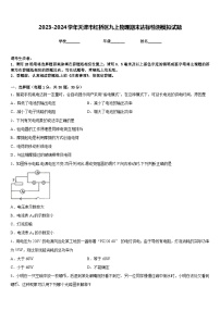 2023-2024学年天津市红桥区九上物理期末达标检测模拟试题含答案