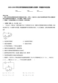 2023-2024学年天津市静海县名校物理九年级第一学期期末考试试题含答案