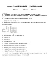 2023-2024学年山东省巨野县麒麟镇第一中学九上物理期末统考试题含答案