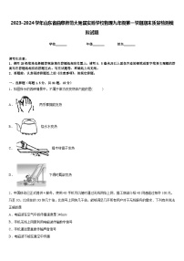 2023-2024学年山东省曲阜师范大附属实验学校物理九年级第一学期期末质量检测模拟试题含答案