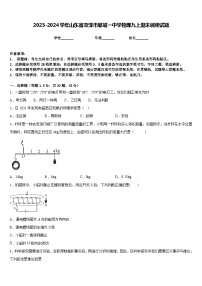 2023-2024学年山东省菏泽市郓城一中学物理九上期末调研试题含答案