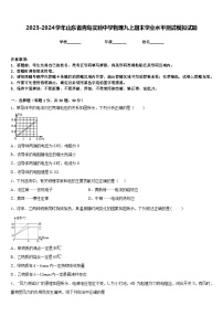 2023-2024学年山东省青岛实验中学物理九上期末学业水平测试模拟试题含答案