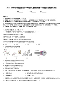 2023-2024学年山西省运城市芮城县九年级物理第一学期期末经典模拟试题含答案