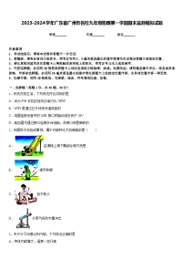 2023-2024学年广东省广州市名校九年级物理第一学期期末监测模拟试题含答案