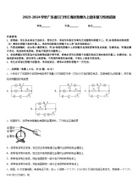 2023-2024学年广东省江门市江海区物理九上期末复习检测试题含答案