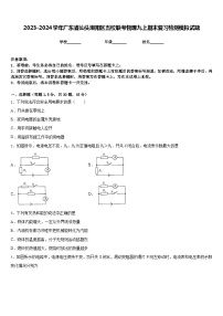 2023-2024学年广东省汕头潮阳区五校联考物理九上期末复习检测模拟试题含答案