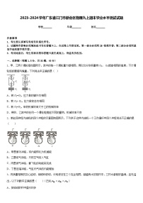 2023-2024学年广东省江门市新会区物理九上期末学业水平测试试题含答案