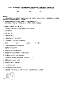 2023-2024学年广东省潮州潮安区五校联考九上物理期末达标检测试题含答案