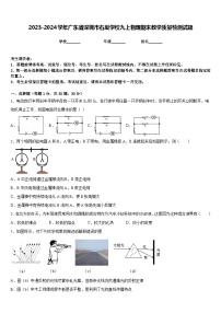 2023-2024学年广东省深圳市石厦学校九上物理期末教学质量检测试题含答案