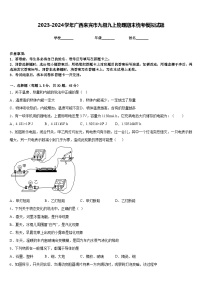 2023-2024学年广西来宾市九级九上物理期末统考模拟试题含答案