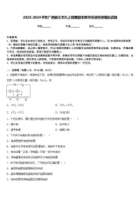 2023-2024学年广西崇左市九上物理期末教学质量检测模拟试题含答案