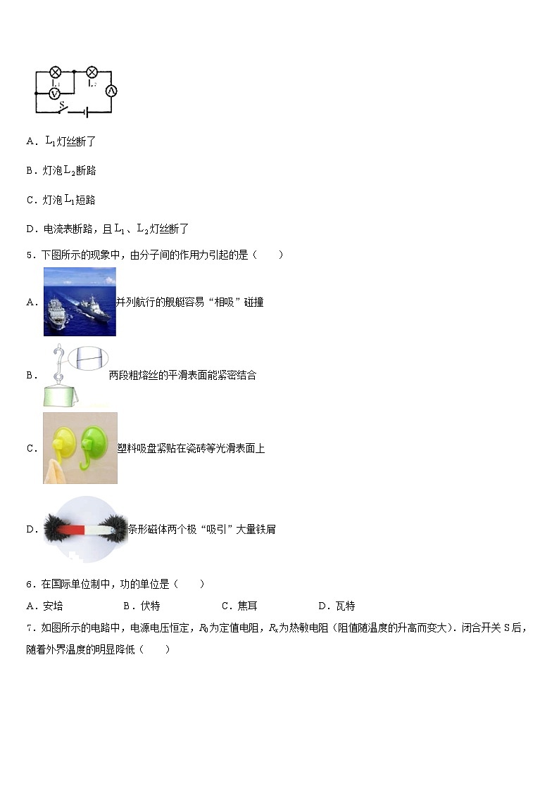 2023-2024学年广西崇左市扶绥县物理九年级第一学期期末经典模拟试题含答案第2页