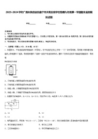 2023-2024学年广西壮族自治区南宁市天桃实验学校物理九年级第一学期期末监测模拟试题含答案