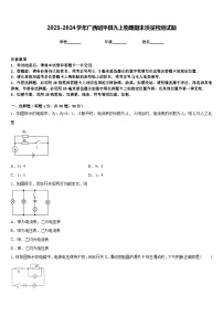 2023-2024学年广西昭平县九上物理期末质量检测试题含答案