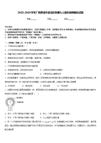 2023-2024学年广西贵港市港北区物理九上期末调研模拟试题含答案