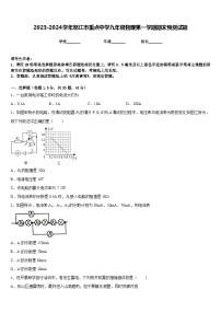 2023-2024学年怒江市重点中学九年级物理第一学期期末预测试题含答案