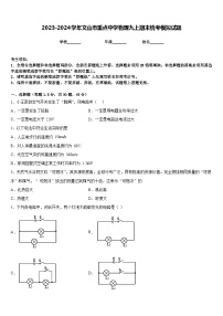 2023-2024学年文山市重点中学物理九上期末统考模拟试题含答案