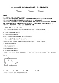 2023-2024学年晋城市重点中学物理九上期末统考模拟试题含答案