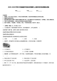 2023-2024学年江苏省南京市溧水区物理九上期末综合测试模拟试题含答案