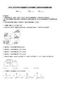 2023-2024学年江苏省南京市六合区物理九上期末综合测试模拟试题含答案